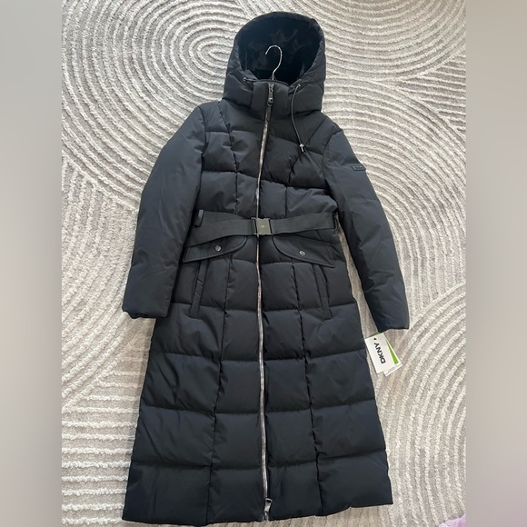 DKNY long puffer coat-NEW-Sz M - Picture 4 of 5